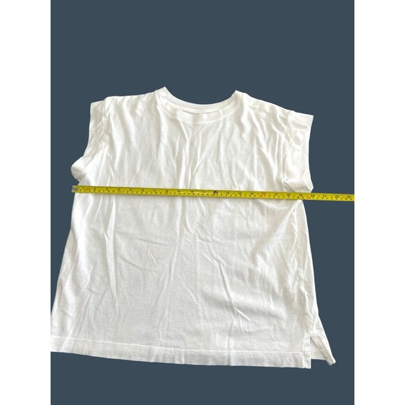 A new day White Womens Short Sleeve Cotton T-Shirt Size Small - Picture 5 of 8